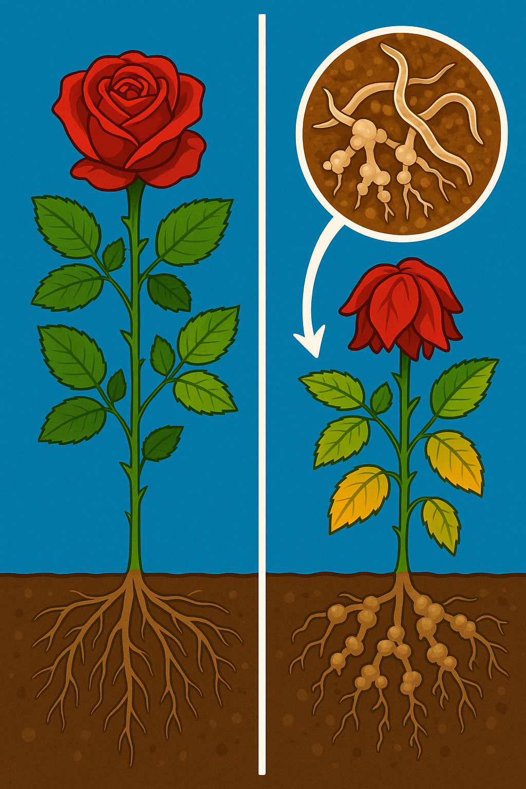 Nicienie w hodowli róż